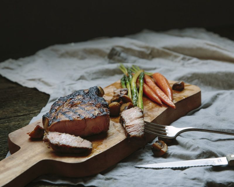 2 (10oz) Pork Loin Shoulder Chop -0