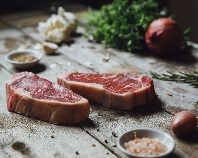 2 (10oz) Strip Loin Steak Center Cut USDA Prime-220