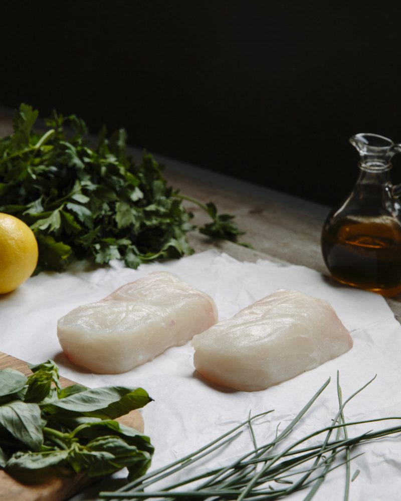 2 (8oz) Nothern Halibut Boneless Skin-on Filets-170