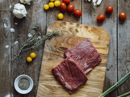 2 (6oz) Flat Iron Steak California Grass Fed-315