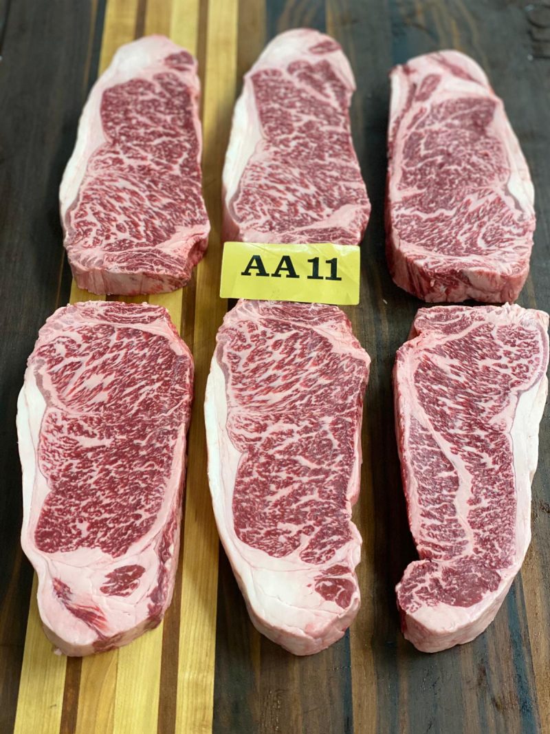 Wagyu NY Strip Score 11